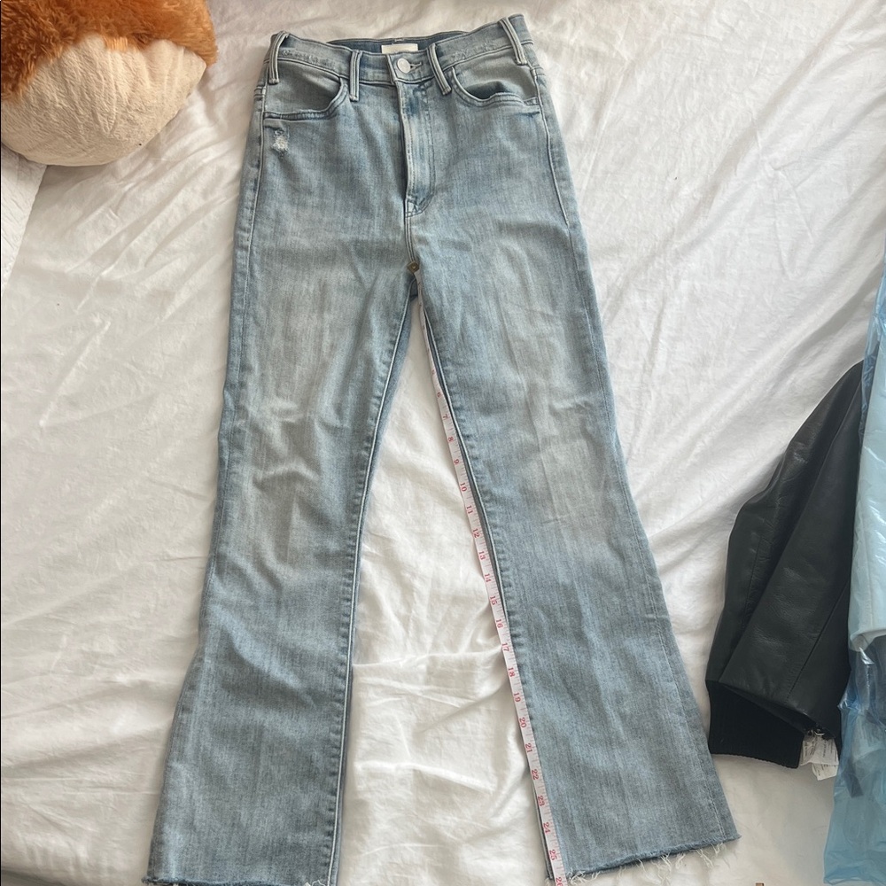 MOTHER The Hustler Ankle Fray jeans